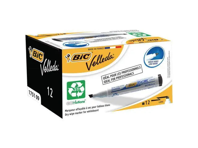 Whiteboardpenna BIC Velleda 1751 ECO sv - Primmeshiper
