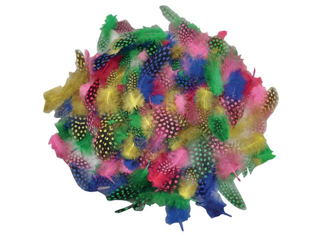 Pärlhönsfjädrar 100/fp - Primmeshiper