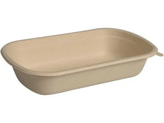 Matlåda Take-away Bagasse 1000 ml 125/fp - Primmeshiper
