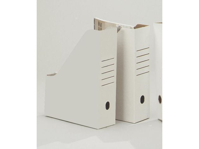 Tidskriftssamlare A4 kartong vit - Primmeshiper