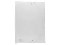 Gummibandsmapp u.kl. A4 plast transp. - Primmeshiper