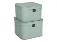 Förvaringsbox m.lock kartong mint 2/fp - Primmeshiper