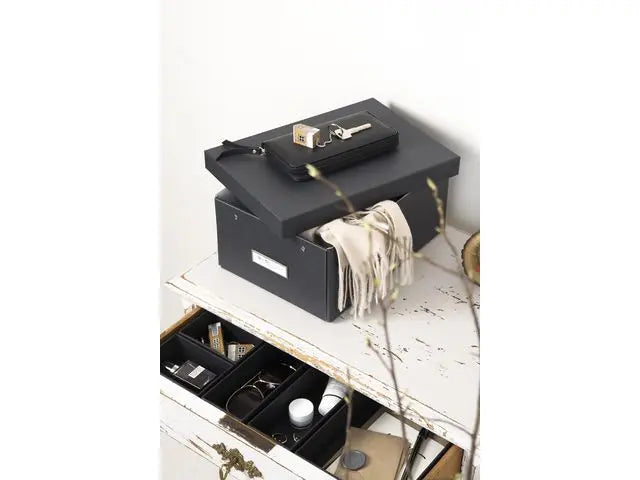 Förvaringsbox BIGSO Katrin grå - Primmeshiper