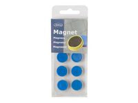 Magnetknappar ACTUAL 16mm blå 10/fp - Primmeshiper