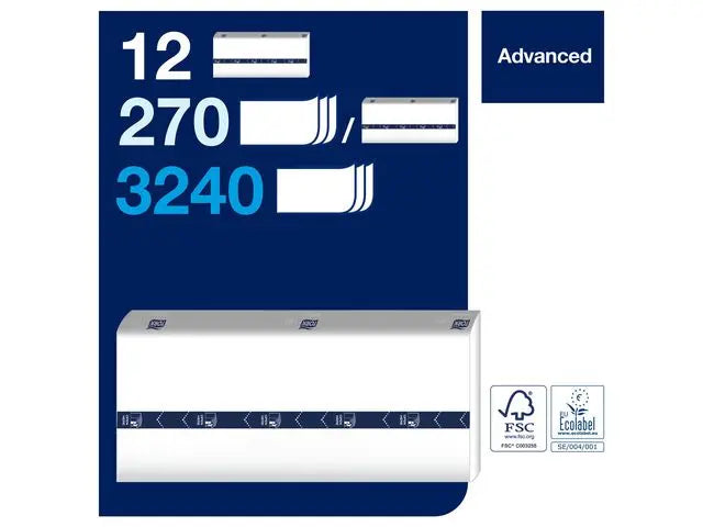 Handduk TORK Adv H5 PeakServe 3240/fp - Primmeshiper