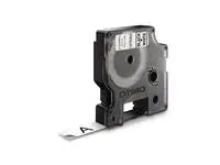 Tape DYMO Durable D1 12mm svart på vit - Primmeshiper
