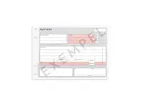 Blankett kvittens A5L m. 1 kopia 2x50 bl - Primmeshiper