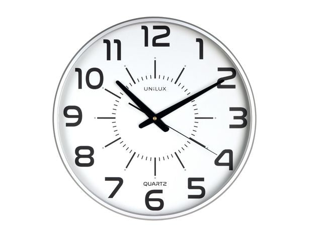 Väggur UNILUX Maxi Ø37,5cm svart - Primmeshiper