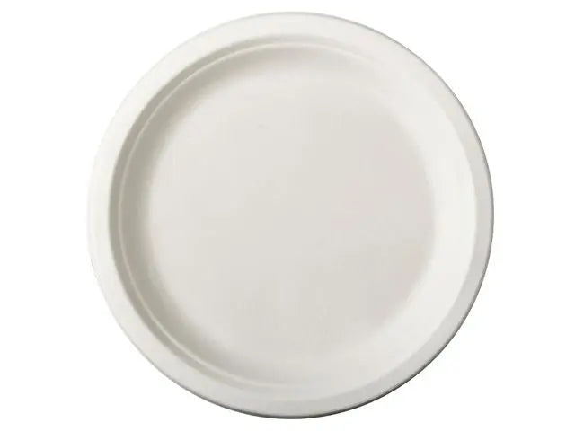 Tallrik PURE Bagasse 26 cm 50/fp - Primmeshiper