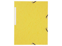 Gummibandsmapp LYRECO A4 3-kl gul 10/fp - Primmeshiper