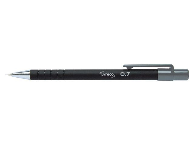 Stiftpenna LYRECO grip 0,7mm svart - Primmeshiper