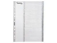 Plastregister LYRECO A4 PP 1-31 grå - Primmeshiper