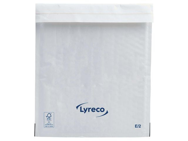 Bubbelpåse LYRECO 220x260mm vit 100/fp - Primmeshiper