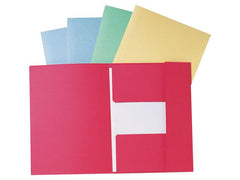 Mapp LYRECO A4 3-klaff 280g gul 50/fp Primmeshiper