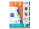 Plastregister ELBA A4 1-31 olika färger - Primmeshiper