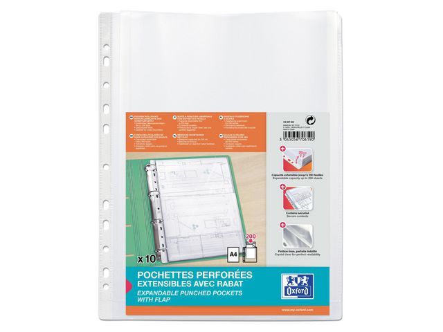 Plastficka bälg med klaff 10/fp - Primmeshiper