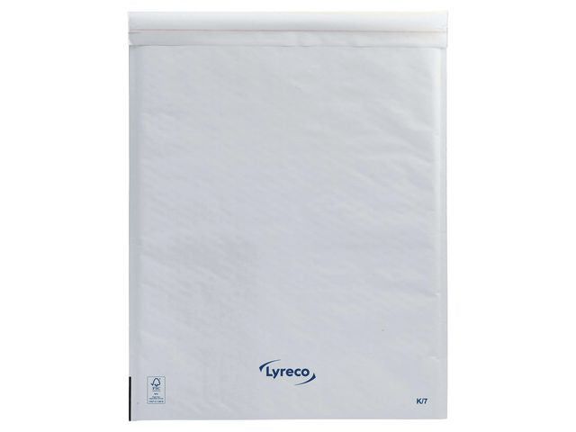 Bubbelpåse LYRECO 350x470mm vit 50/fp - Primmeshiper
