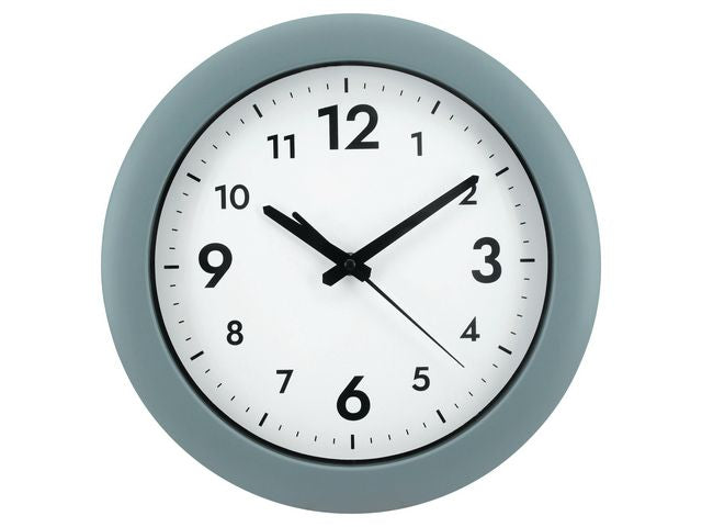 Väggur ALBA Easytime Ø30cm grå - Primmeshiper