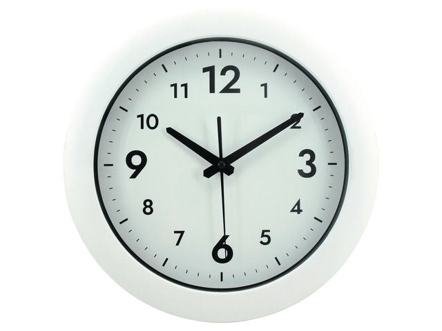 Väggur ALBA Easytime Ø30cm vit - Primmeshiper