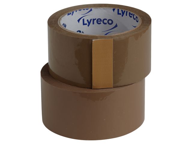 Packtejp LYRECO PP 50mmx66m NoNoise 6/fp - Primmeshiper