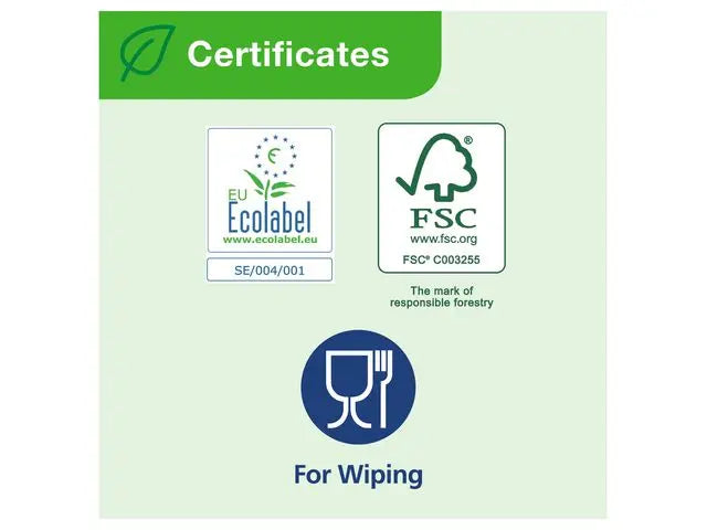 Hushållspapper TORK Basic 2-lag 4/fp - Primmeshiper