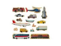 Fordon i trä 16 delar - Primmeshiper