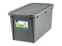 Plastlåda SMARTSTORE ECO 70L m.lock grå - Primmeshiper