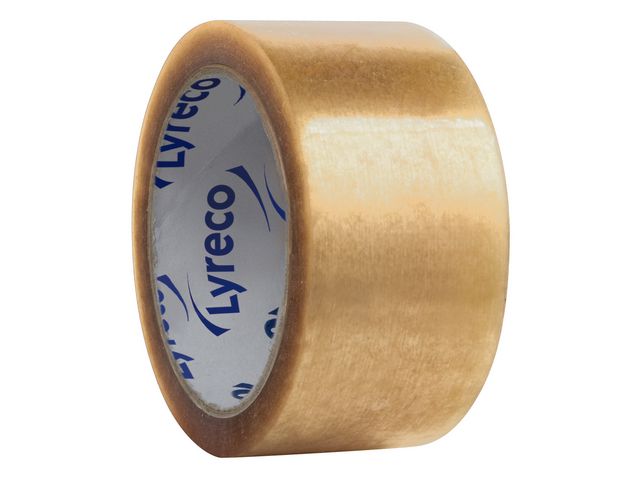 Packtejp LYRECO PP 50mmx66m Klar 6/fp - Primmeshiper
