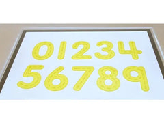 Silikonsiffror 10 olika gul 10/fp - Primmeshiper