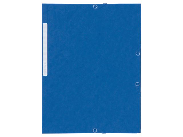 Gummibandsmapp LYRECO kart A4 blå 10/fp - Primmeshiper