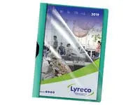 Klämmapp LYRECO PP A4 3mm grön 5/fp - Primmeshiper