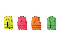 Reflexväst med dragkedja Barn-S Gul - Primmeshiper