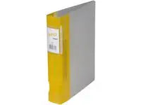Gaffelpärm PEKI frost A4 56mm gul - Primmeshiper