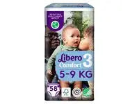 Blöja LIBERO Comfort S3 5-9kg 58/fp - Primmeshiper