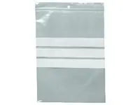 Blixtlåspåse skrivfält 80x120mm 100/fp - Primmeshiper