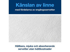 Servett TORK LinStyle 39x39cm Vit 50/fp - Primmeshiper