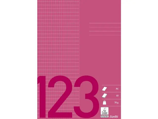 Räknehäfte BANTEX A4 5x9mm rutat - Primmeshiper