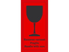 Etikett - Hanteras varsamt - SH 1000/RL - Primmeshiper