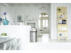 Papperskorg BRABANTIA Push 60L Stål - Primmeshiper