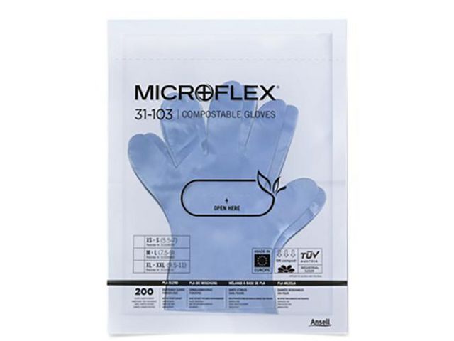 Handske komposterbar 31-103 M-L 200/fp - Primmeshiper