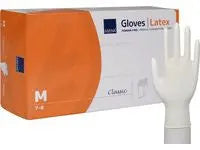 Latexhandske puderfri M 100/fp - Primmeshiper