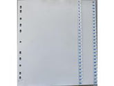Plastregister A4 PP 1-52 vit - Primmeshiper