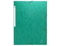 Gummibandsmapp EXACOMPTA 3kl A4 425g grö - Primmeshiper