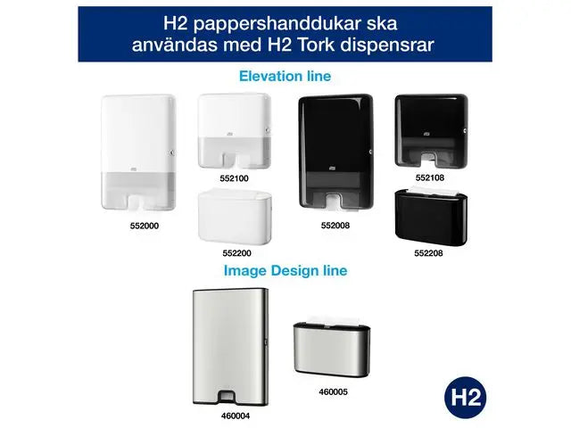 Handduk TORK Adv H2 2-lag natur 3780/fp - Primmeshiper
