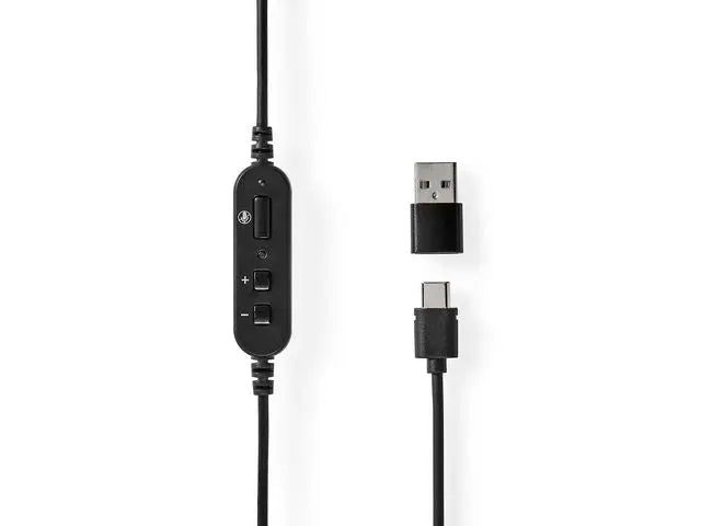 Datorheadset NEDIS CHSTU110BK USB-A/C - Primmeshiper