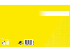 Räknehäfte 17x21cm rutat 5x5mm gul - Primmeshiper