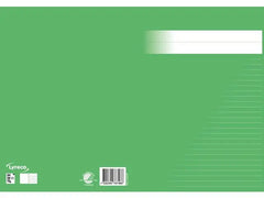 Skrivhäfte A4 olinj/linj 8,5mm grön - Primmeshiper