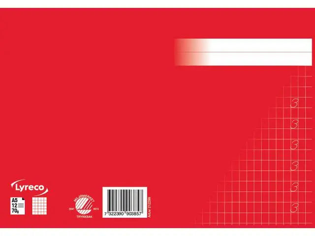 Räknehäfte A5 röd - Primmeshiper