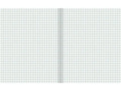 Räknehäfte 17x21cm rutat 5x5mm ljusgrön - Primmeshiper