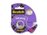 Presenttejp SCOTCH inkl. hållar 19mmx15m - Primmeshiper